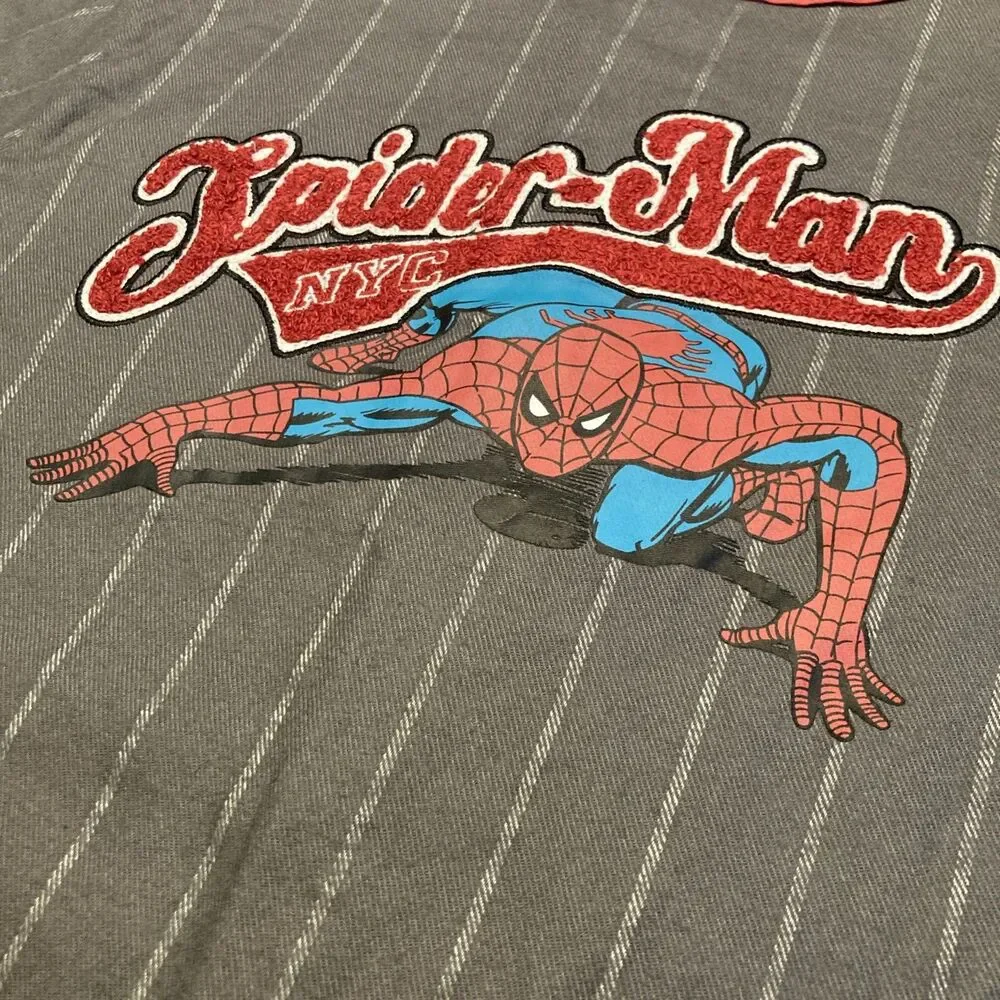 Marvel Spiderman NYC Gray Baseball Shirt Boys Size 2T